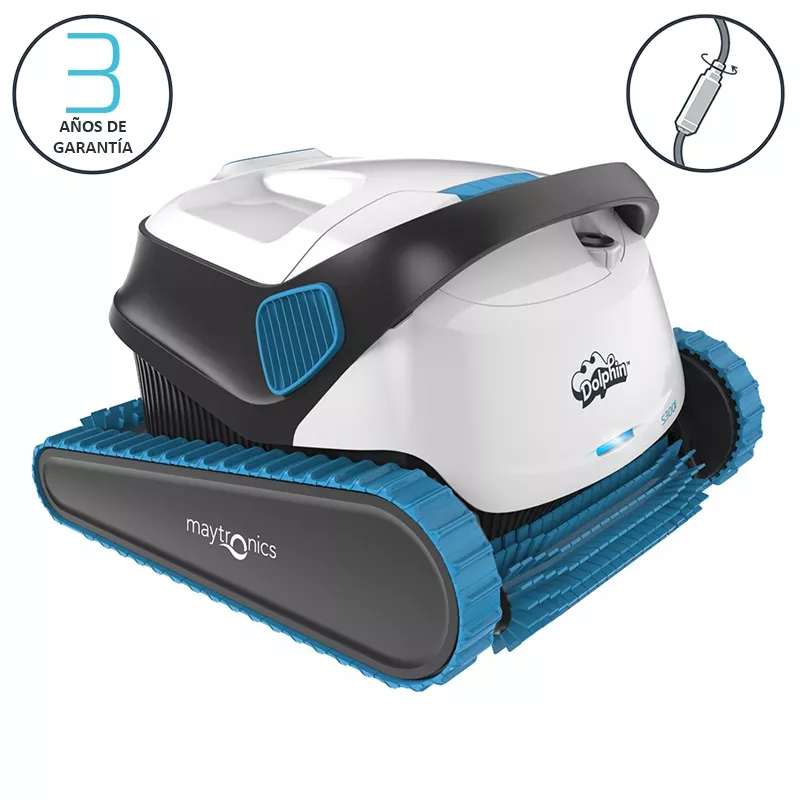 Dolphin Cosmos 30 - Robot Pulitore Automatico Per Piscine Interrate Fino A 15m Con Arrampicata Su Pareti E Filtrazione Ultra-Fine