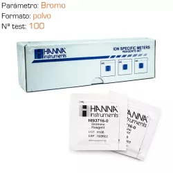 Reactivo polvo Hanna para Bromo 100 test