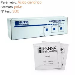 Reactivo en polvo para ácido cianúrico 300 test