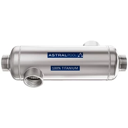 Intercambiador de Calor Tubular Agua-Agua Inox-Titanio 20 Kw