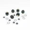 Vervangingsmoer Sugar Valley Cu/Ag elektrode (6 stuks)