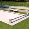 Cubierta automática flotante de lamas modelo Element de 6 x 3 m