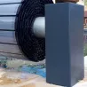Cubierta automática flotante de lamas modelo Element de 9 x 5 m