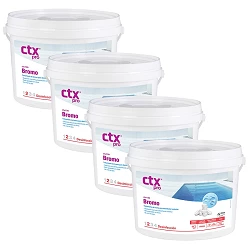 Bromo en pastillas CTX 130 en 5 kg - Pack de 4 envases