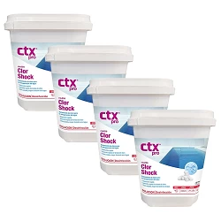 Cloro rápido en pastillas CTX 250 en 5 kg - Pack de 4 envases