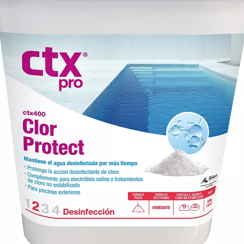 Chlorine stabiliser for swimming pools