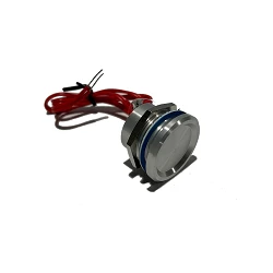 Bouton-poussoir piézoélectrique submersible en aluminium