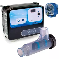 Salt chlorinator Astralpool Sel Clear 30 with pH regulator Seko Dinamik