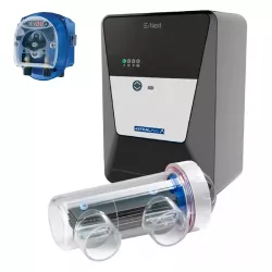 Clorador de sal Astralpool E-Next 40 g/h com regulador de pH Seko Dinamik