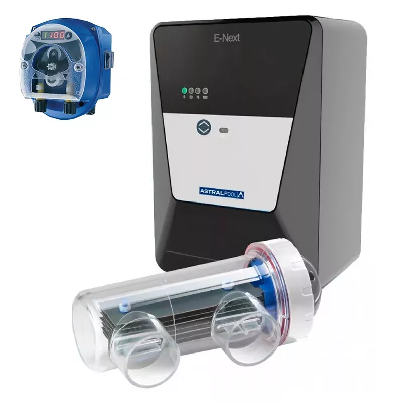 Cloratore a sale Astralpool E-Next 40 g/h con regolatore di pH Seko Dinamik