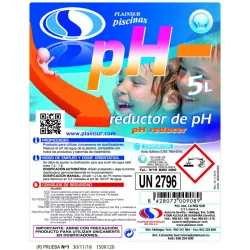 Minorador de pH Plainsur en 20 litros
