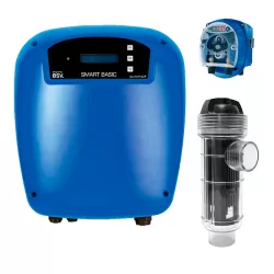 Clorador de água salgada BSV Smart Basic 25 g/h com regulador de pH Seko Dinamik