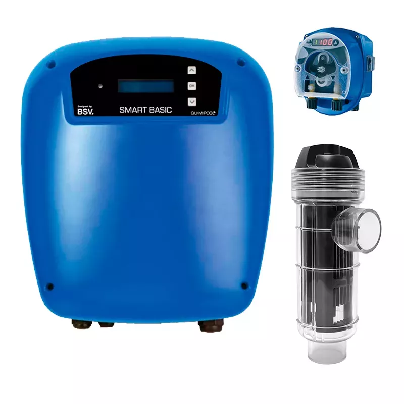 Salt chlorinator BSV Smart Basic 35 g/h with pH regulator Seko Dinamik