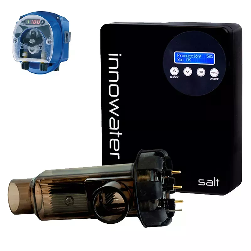 Clorador salino Innowater SALT 20 con regulador de pH Seko Dinamik