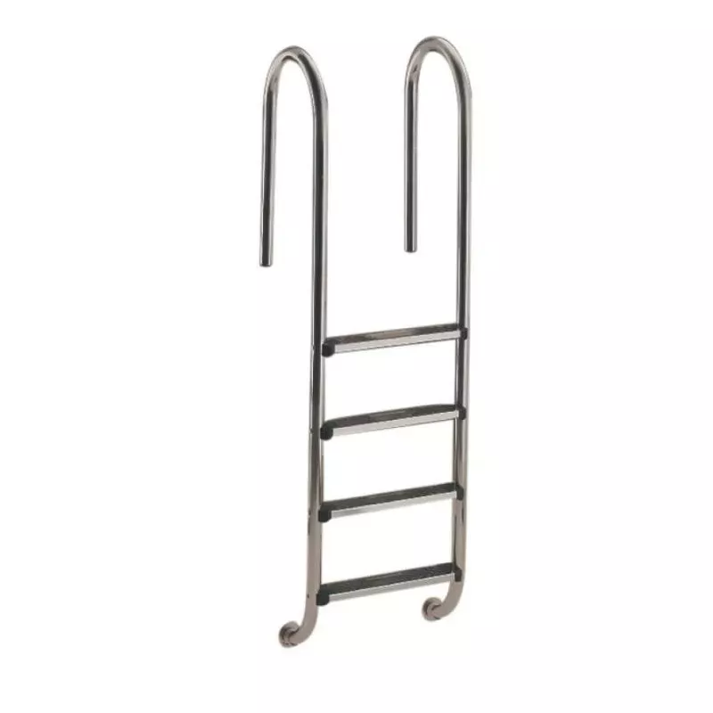 Escalera piscina Aquarama Muro 4 peldaños AISI-316 Electropulida (especial cloración salina)