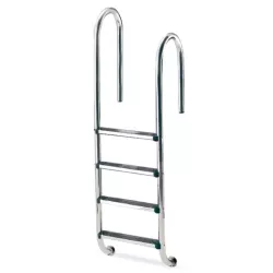 Schwimmbadleiter Asymmetrische Wand 3 Stufen