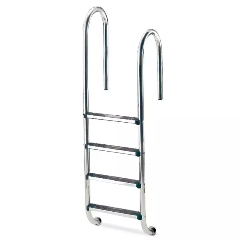 Escada de piscina assimétrica Parede 4 Degraus