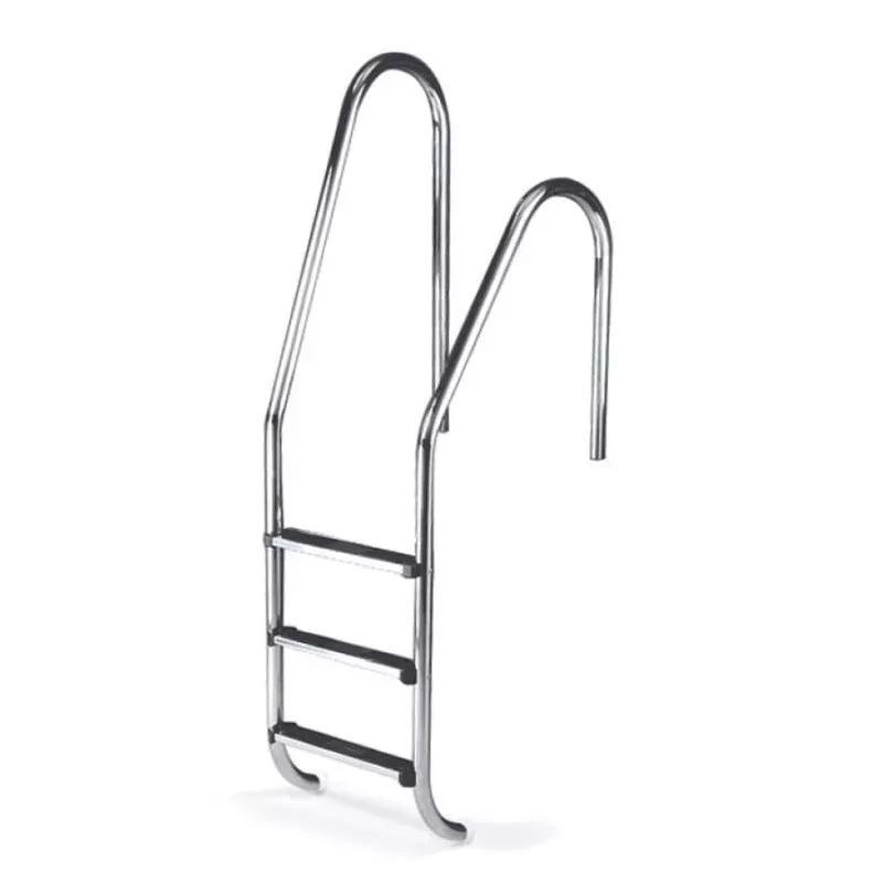 Escalera piscina Aquarama Standard Asimétrica 3 peldaños AISI-304