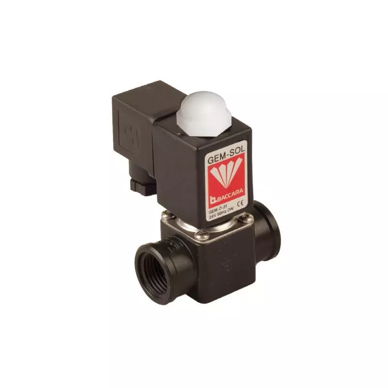 Electrovanne Baccara PVC GEM-C 1/2"