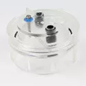 Tampa de célula de parafuso para clorador Promatic