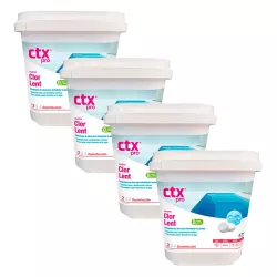 Langzame chloortabletten CTX 370 in 5 kg - Set van 4 pakken