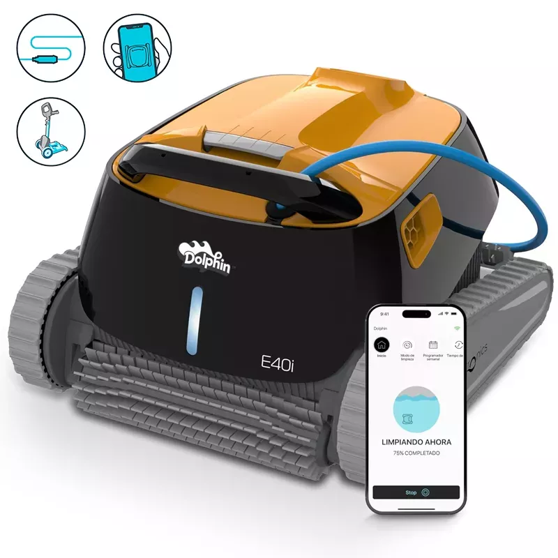 Aspirador automático de piscinas Dolphin E40i