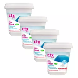 Cloro rápido en pastillas CTX 250.0 en 5 kg 0% ácido bórico - Pack de 4 envases