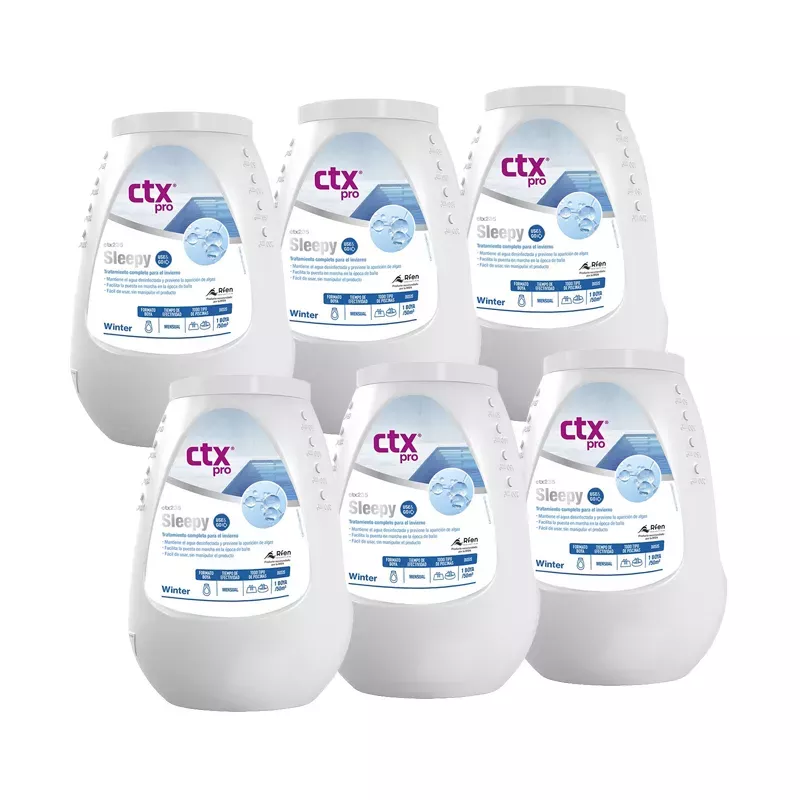 Dosificador invierno para piscinas CTX 235 Sleepy - Pack de 6 envases