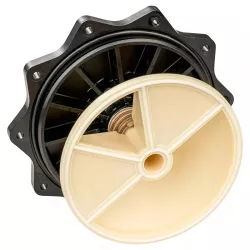 Replacement selector valve Praher Top cover 2" (black color)