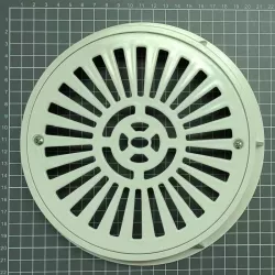 Griglia di drenaggio per piscina 200 mm.