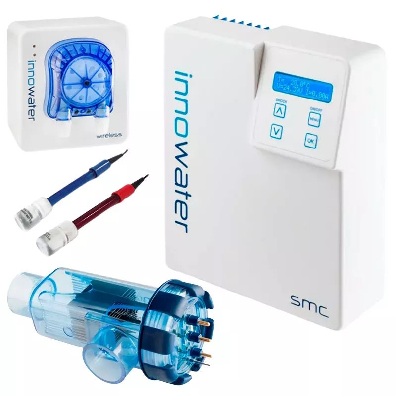 Innowater Clorador de sal SMC 40 com pH/Redox e controlador sem fios