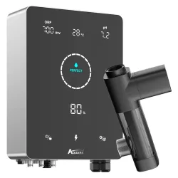 Aquark Mr. Pure Genius 34 g/h Salzchlorinator mit niedrigem Salzgehalt WiFi
