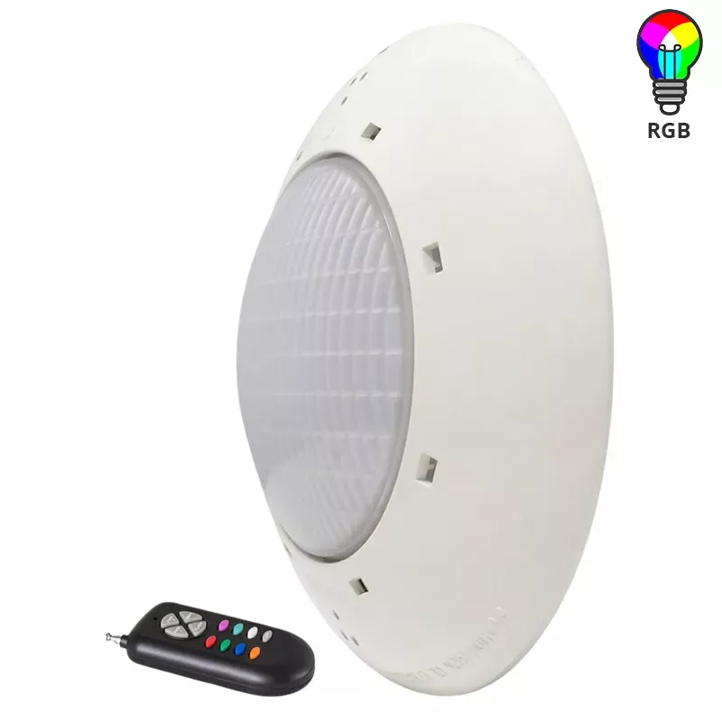 Holofote LED plano AquaSphere Luz RGB 900 lúmens