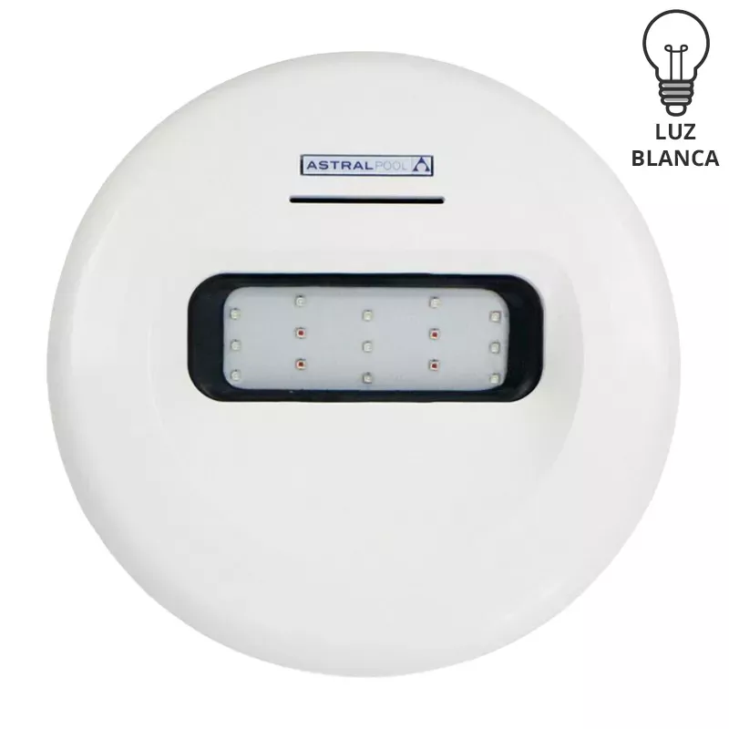 Projetor LED Astralpool LumiPlus Design Luz branca Branco puro