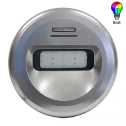 Projetor LED Astralpool LumiPlus Design RGB efeito Inox