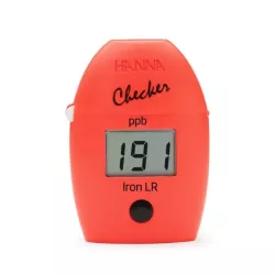 Tester digital de hierro HANNA Checker HI746, medición 0-999 ppb, incluye cubetas y reactivos