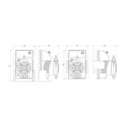 Etatron Pompa dosatrice Perfekta (Exactus) Manuale 10 l/h - 5 bar