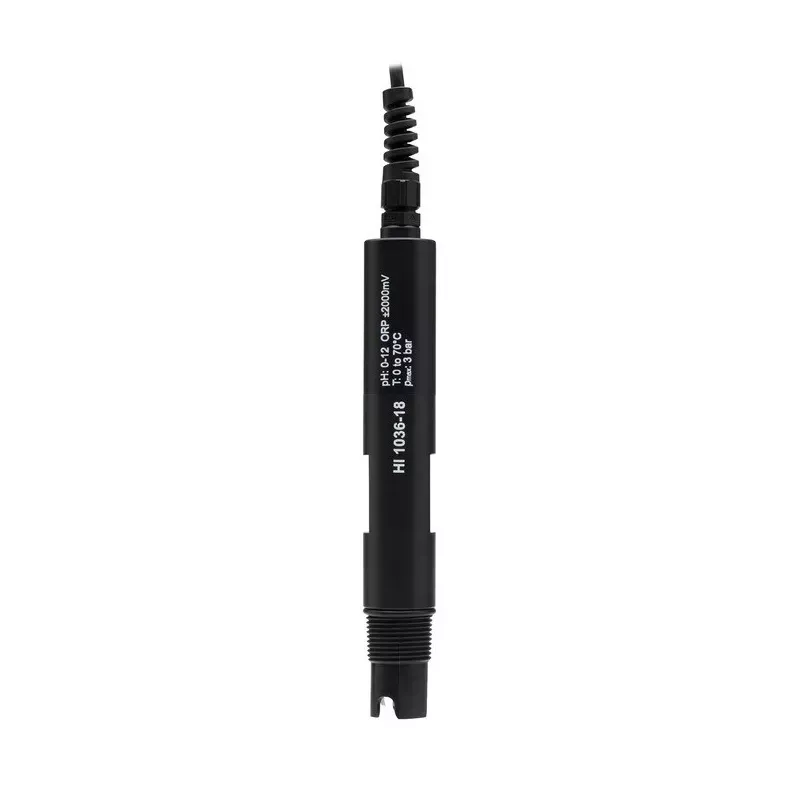 Electrodo industrial de pH, Redox y Temperatura con Matching Pin Hanna HI1036-1802 de 2 metros