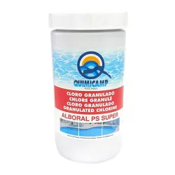 Alboral slow granulated chlorine in 1 kg.