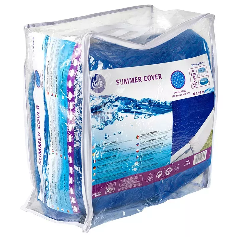Cobertura térmica para piscina GRE 605 cm x 370 cm