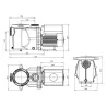 Motor de velocidade variável Aquagem InverEco 27, eficiente e fácil de instalar para piscina, 1,5 CV.