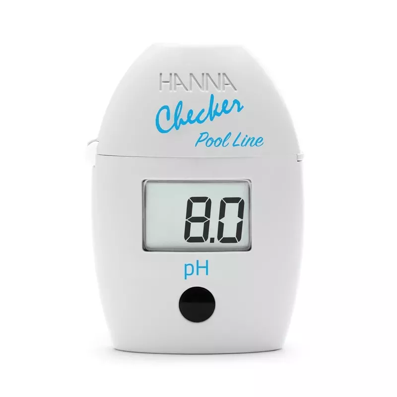 Tester digitale di pH HANNA Checker HI779, misurazione da 6,5 a 8,5, include cuvette e reagente per 100 test