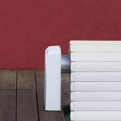 Verhoogde automatische afdekking Astralpool Ulmo met PVC-lamellen: veiligheid, efficiëntie en design voor uw zwembad.