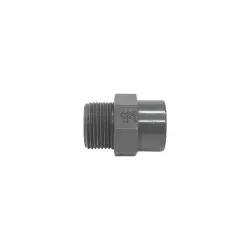 Adaptador PVC macho 3/4" hembra 1/2"