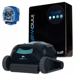 Cloratore a sale Innowater SALT 15 + regolatore di pH Seko Dinamik + Dolphin Liberty 200