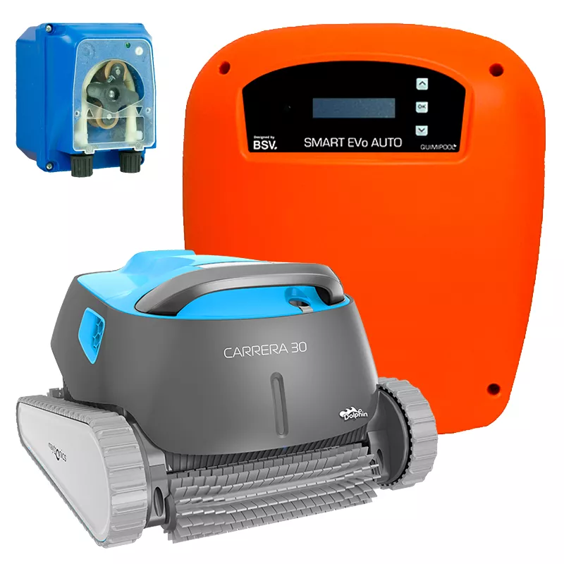 BSV Dolphin Chlorinateur SMART EVo AUTO 25 + Carrera 30