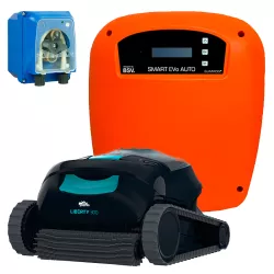 Chlorinator BSV SMART EVo AUTO 25 + pH-regelkit + Dolphin Liberty 300