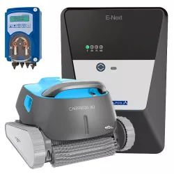 Clorador Astralpool E-Next 21 + Regulador de pH Seko PoolMatch + Dolphin Carrera 30