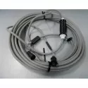 Recambio limpiafondos Aquatron Cable flotador gris de 18 metros con swivel