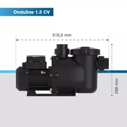 Bomba piscina de velocidad variable Poolex Onduline 1,5 CV